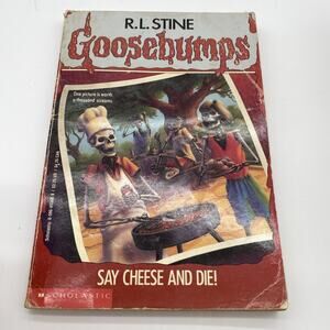 Goosebumps Say Cheese and Die! #4 1st Edition/1st Print 1992 R.L. Stine